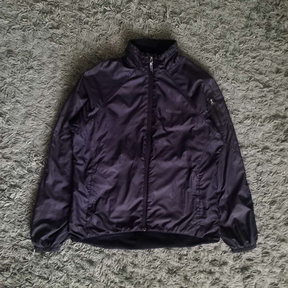 446. packable liner warm-up jacket